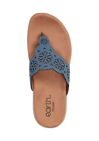 Sadie Round Toe Casual Slip On Thong Sandals