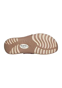 Sadie Round Toe Casual Slip On Thong Sandals