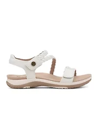 Stellon Round Toe Casual Strappy Flat Sandals