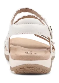 Stellon Round Toe Casual Strappy Flat Sandals