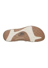 Stellon Round Toe Casual Strappy Flat Sandals