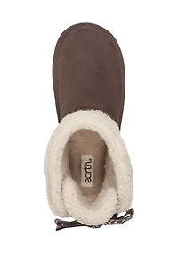 Wing Round Toe Casual Ankle Booties