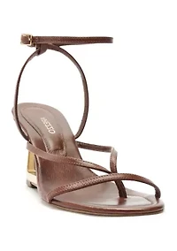 Frankie Geometric Wedge Sandals
