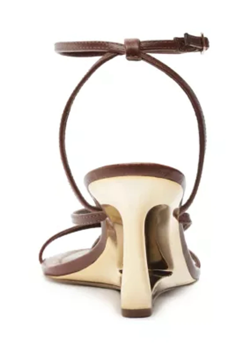 Frankie Geometric Wedge Sandals