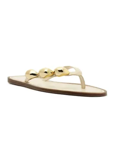 Sunny Embellished Thong Sandals