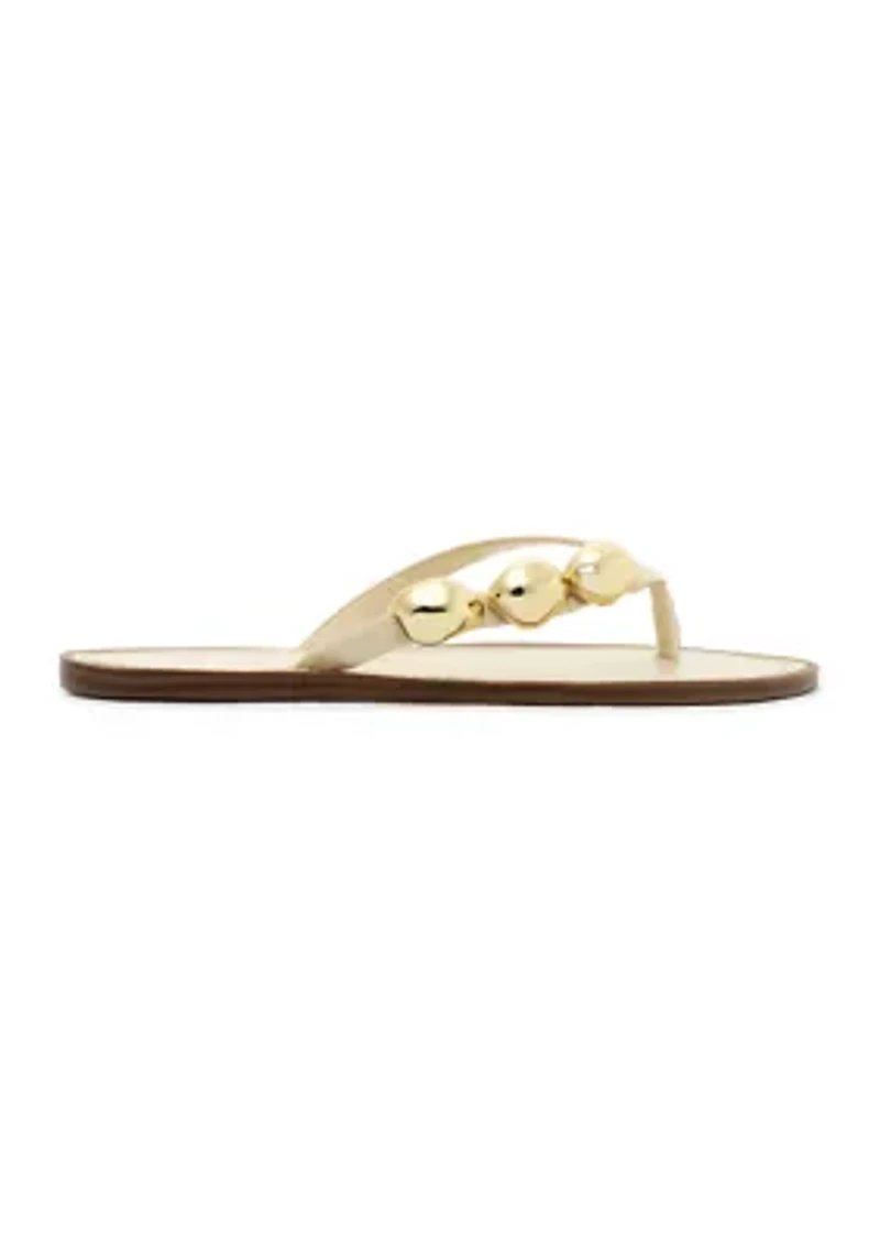 Sunny Embellished Thong Sandals