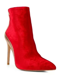 Slade Metallic Highlight High Heeled Ankle Boots