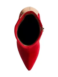 Slade Metallic Highlight High Heeled Ankle Boots