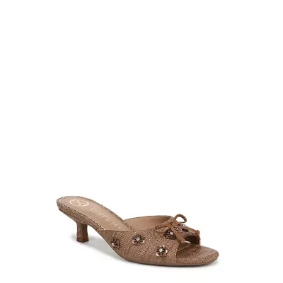 Ollie Fleur Kitten Heel Sandals