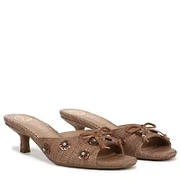Ollie Fleur Kitten Heel Sandals