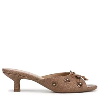 Ollie Fleur Kitten Heel Sandals
