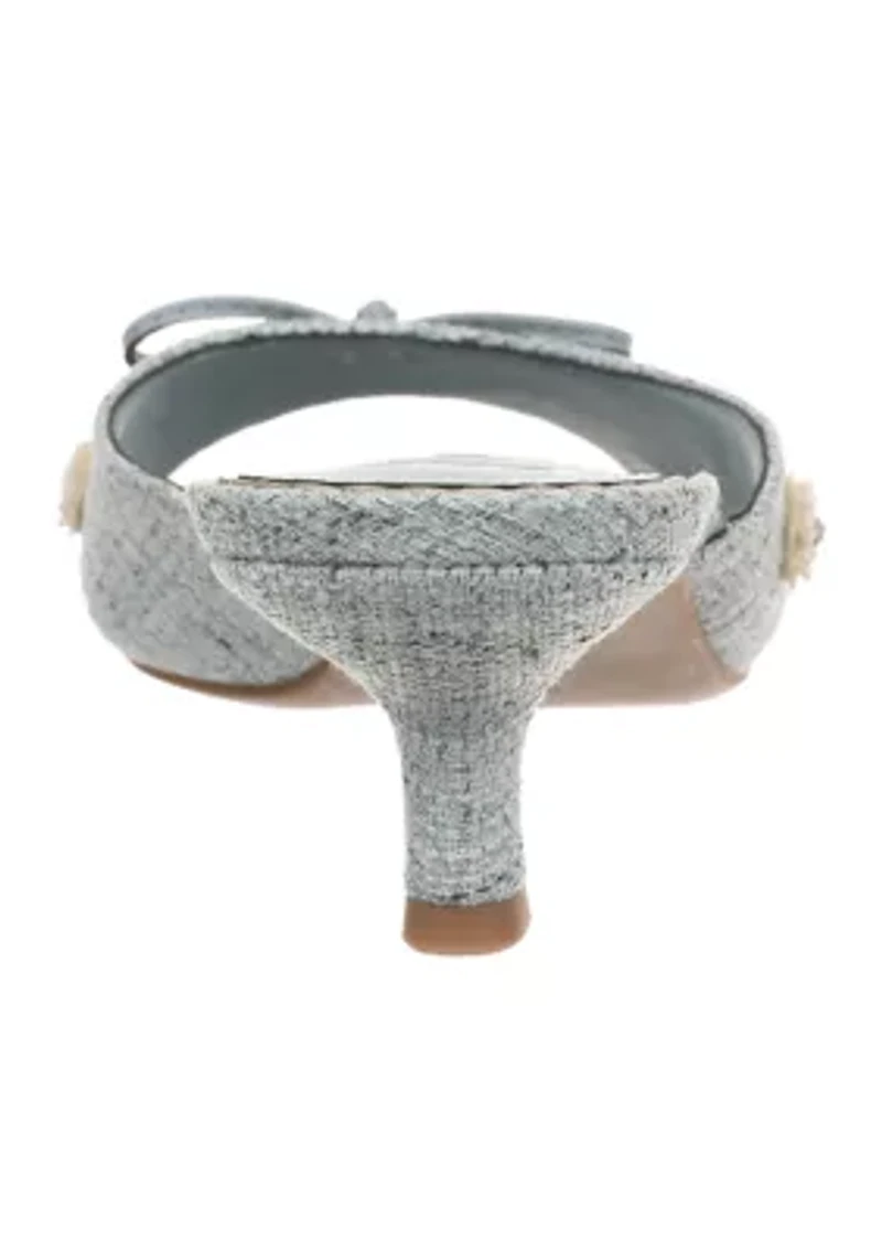 Ollie Fleur Kitten Heel Sandals