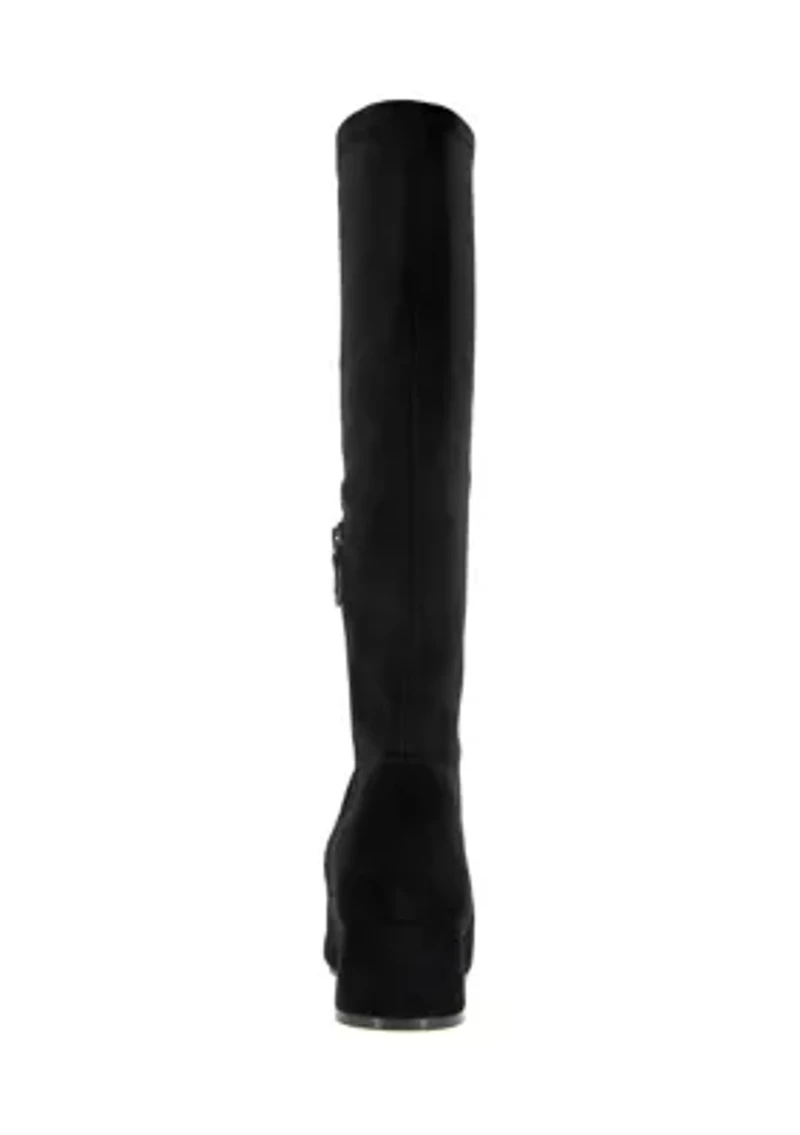 Emily Tall Suede Elastic Boots