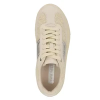 Linehan Round Toe Lace-up Casual Sneakers