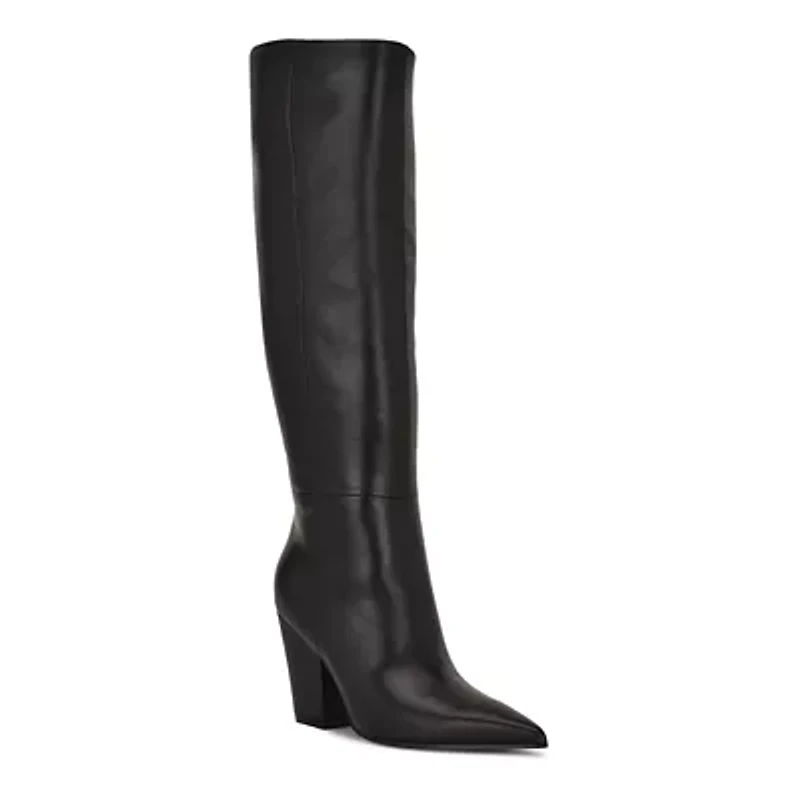 Adera Pointy Toe Tall Shaft Dress Boots