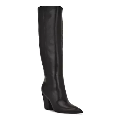 Adera Pointy Toe Tall Shaft Dress Boots