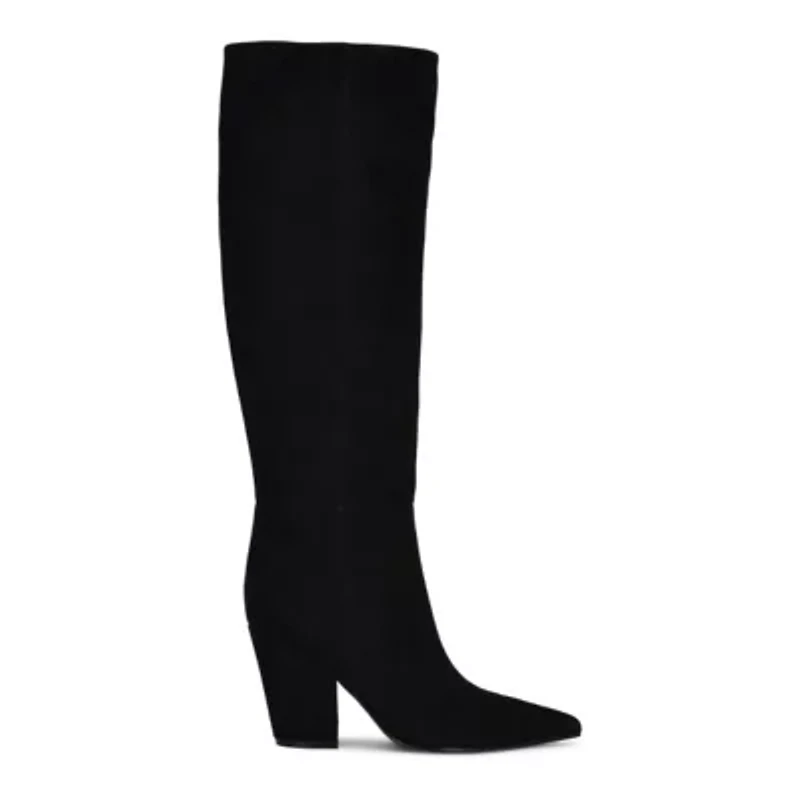 Adera Wide Calf Pointy Toe Dress Boots