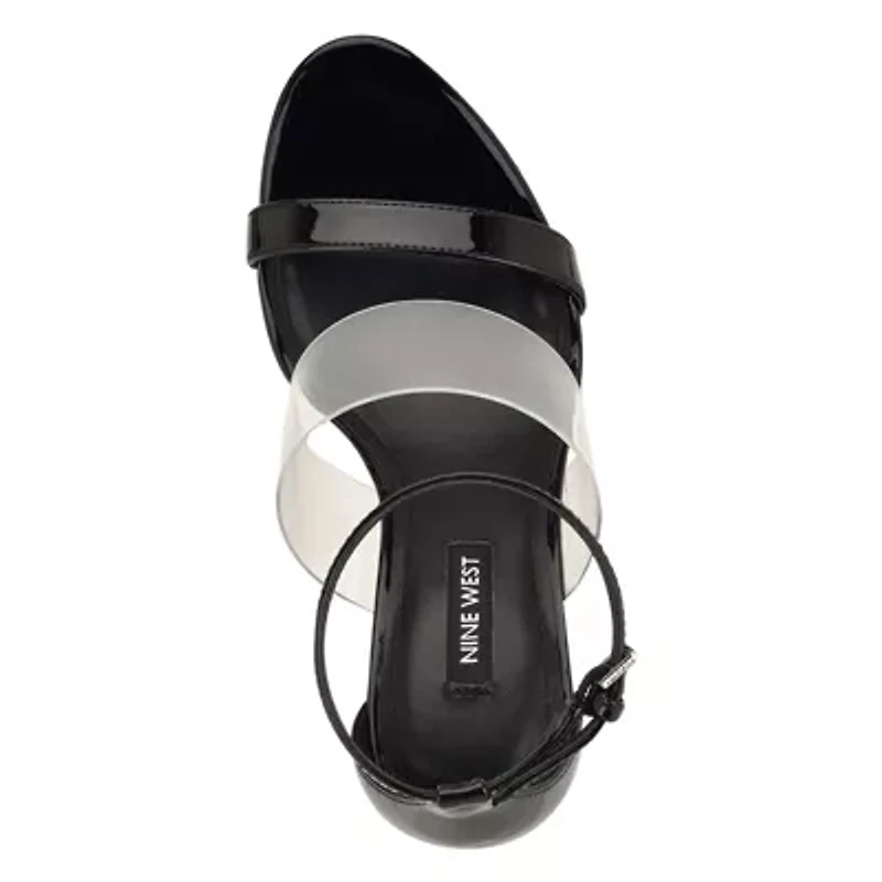 Vallie Round Toe Stiletto Heel Dress Sandals