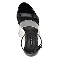 Vallie Round Toe Stiletto Heel Dress Sandals