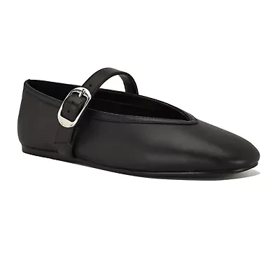 Vancee Slip-on Almond Toe Mary Jane Flats