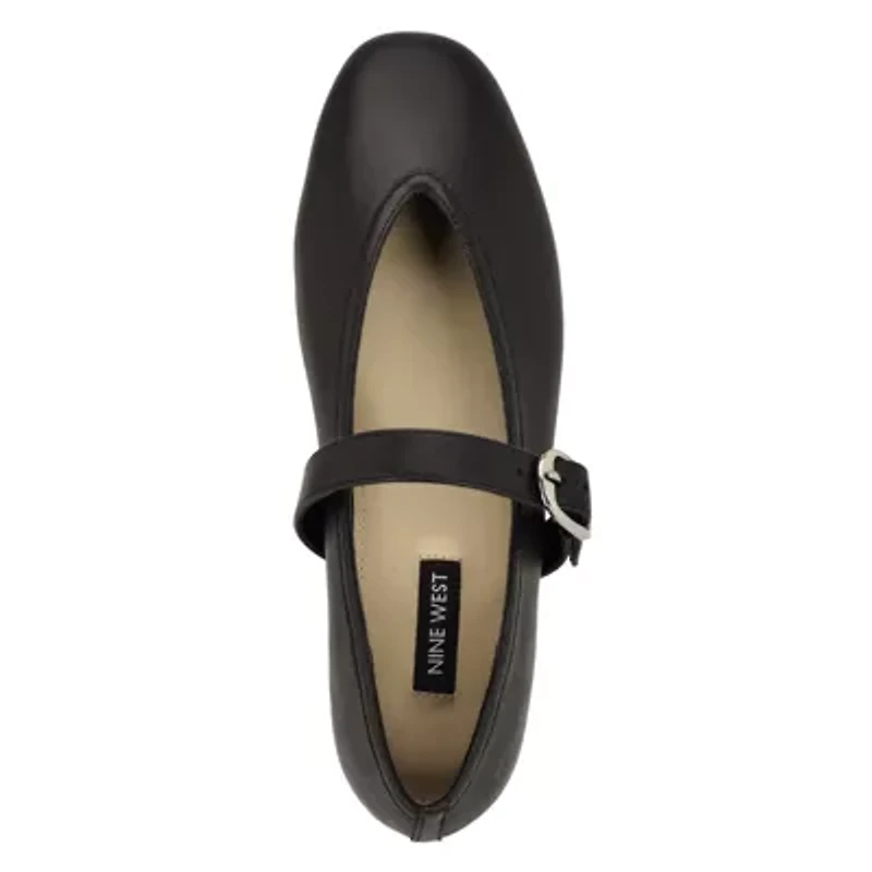 Vancee Slip-on Almond Toe Mary Jane Flats