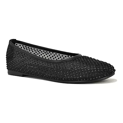 Burnne Round Toe Slip-on Dress Flats