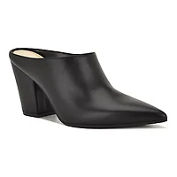 Andora Pointy Toe Slip-on Dress Heeled Mules