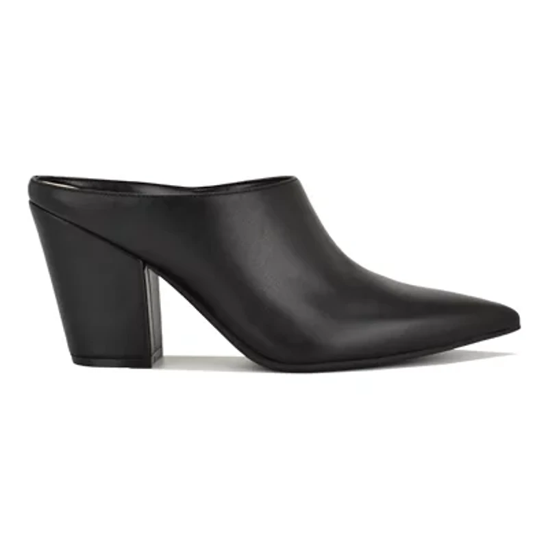 Andora Pointy Toe Slip-on Dress Heeled Mules