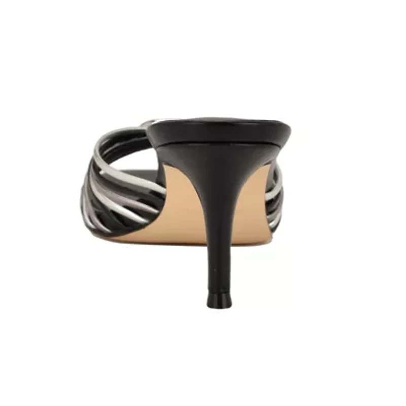 Dumel Sqaure Toe Slip-on Strappy Dress Sandals