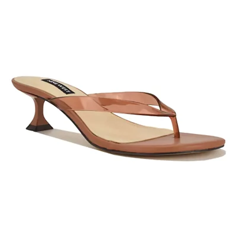 Crisee Slip-on Kitten Heel Dress Sandals