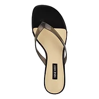 Crisee Slip-on Kitten Heel Dress Sandals