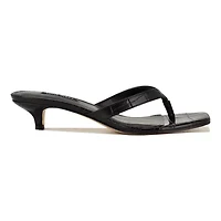 Cassa Kitten Heel Slip-on Dress Sandals