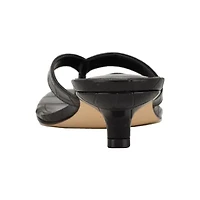 Cassa Kitten Heel Slip-on Dress Sandals