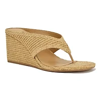 Jadde Round Toe Slip-on Dress Wedge Sandals