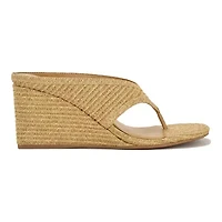 Jadde Round Toe Slip-on Dress Wedge Sandals