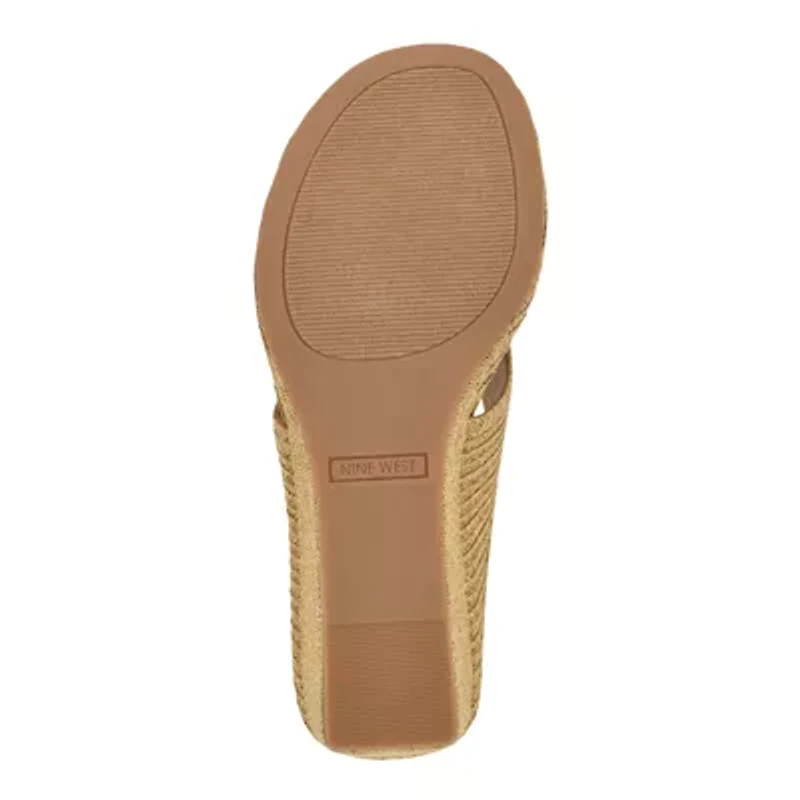 Jadde Round Toe Slip-on Dress Wedge Sandals