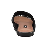 Daniela Round Toe Casual Slip-on Mules