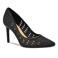 Elbeew Slip-on Stiletto Heel Dress Pumps