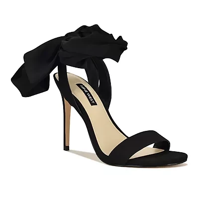 Maddie Stiletto Heel Open Toe Dress Sandals