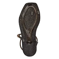 Shells Square Toe Flat Casual Sandals