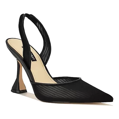 Kansy Pointy Toe Slingback Dress Pumps