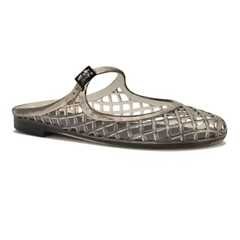 Yunny Round Toe Casual Slip-on Mules