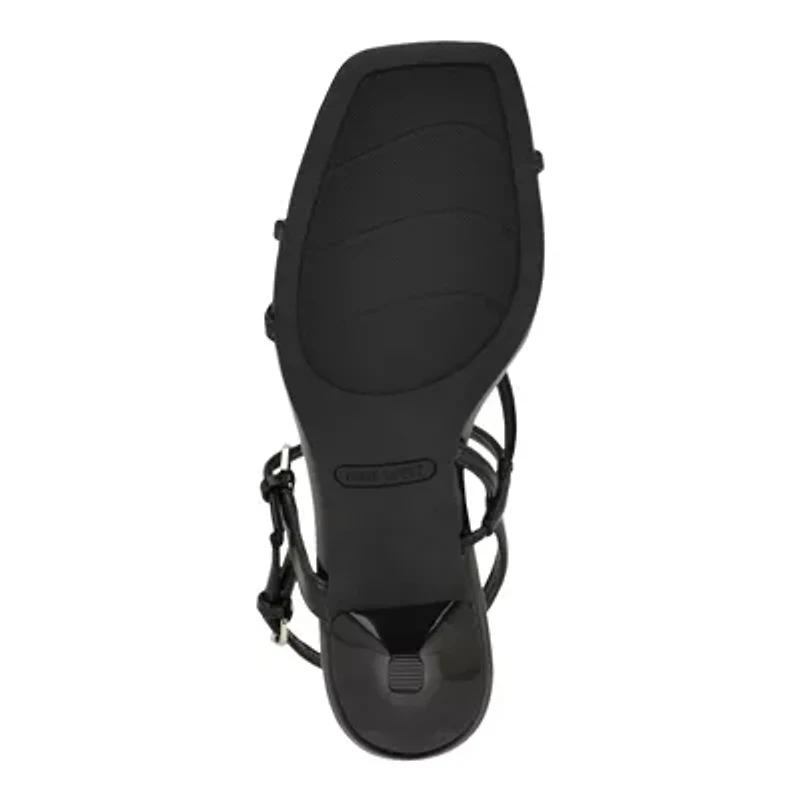 Hallow Square Toe Strappy Dress Sandals