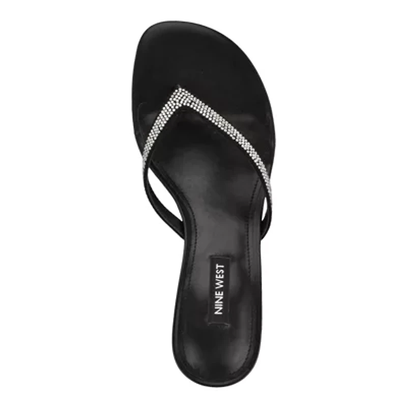 Cruiseh Slip-on Kitten Heel Dress Sandals
