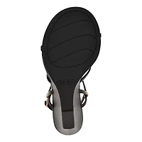 Deklyn Round Toe Strappy Dress Wedge Sandals