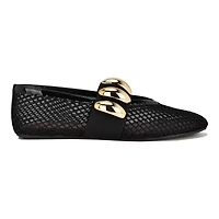 Dorra Slip-on Round Toe Mary Jane Dress Flats