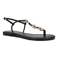 Bello Round Toe Casual Flat Sandals