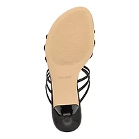 Grece Slip-on Round Toe Strappy Dress Sandals