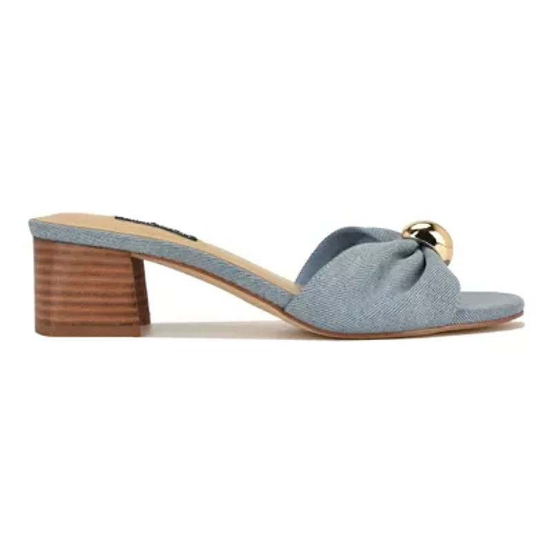 Gerry Slip-on Block Heel Dress Sandals