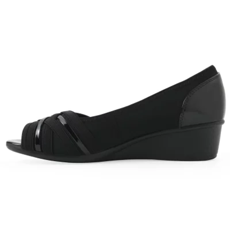 Boldest Peep Toe Wedge